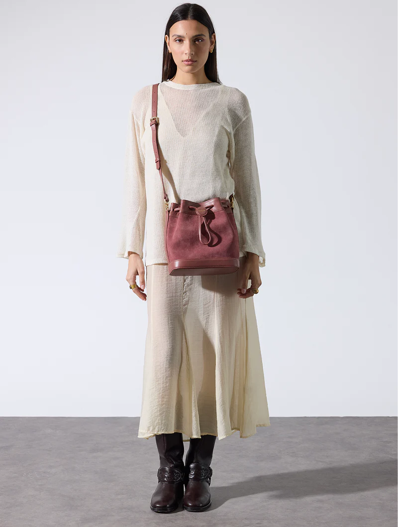 Sac seau - Norah Bois de Rose