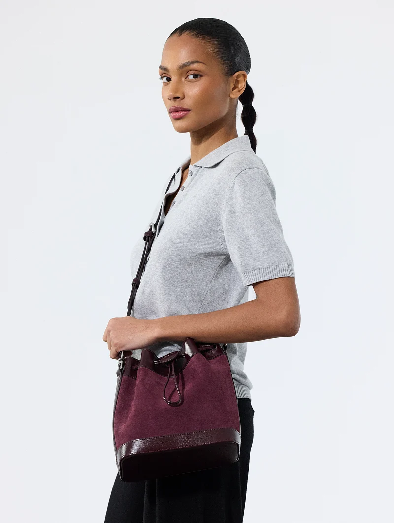 Sac seau - Norah Aubergine