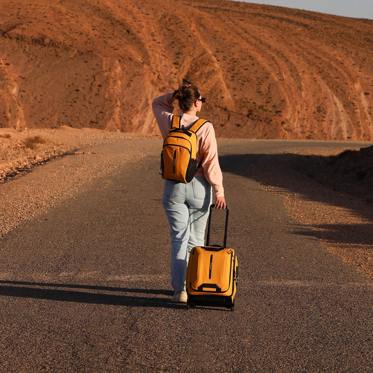 Sac de voyage à roulettes 45cm - Yellow