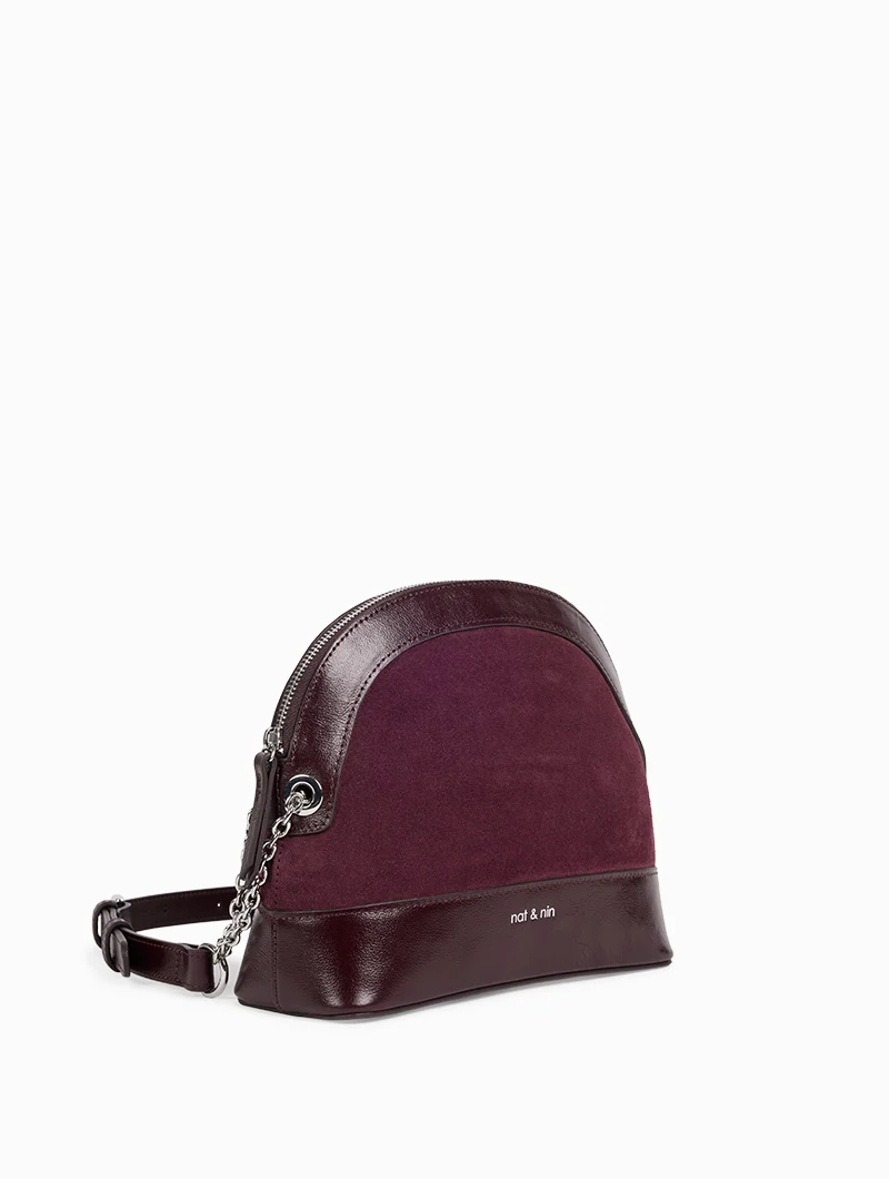 Sac bandoulière - Juliet Aubergine
