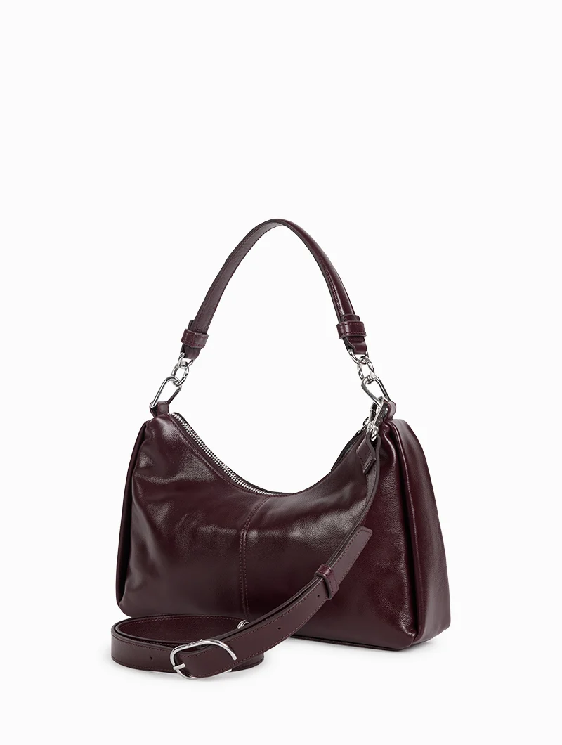 Sac Baguette - Réjina Aubergine