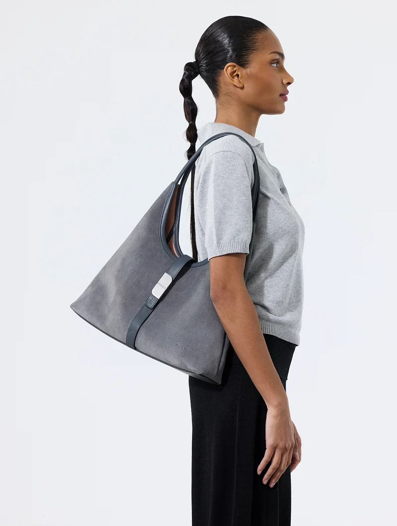 Sac Porté épaule  - Roméo Gris Souris