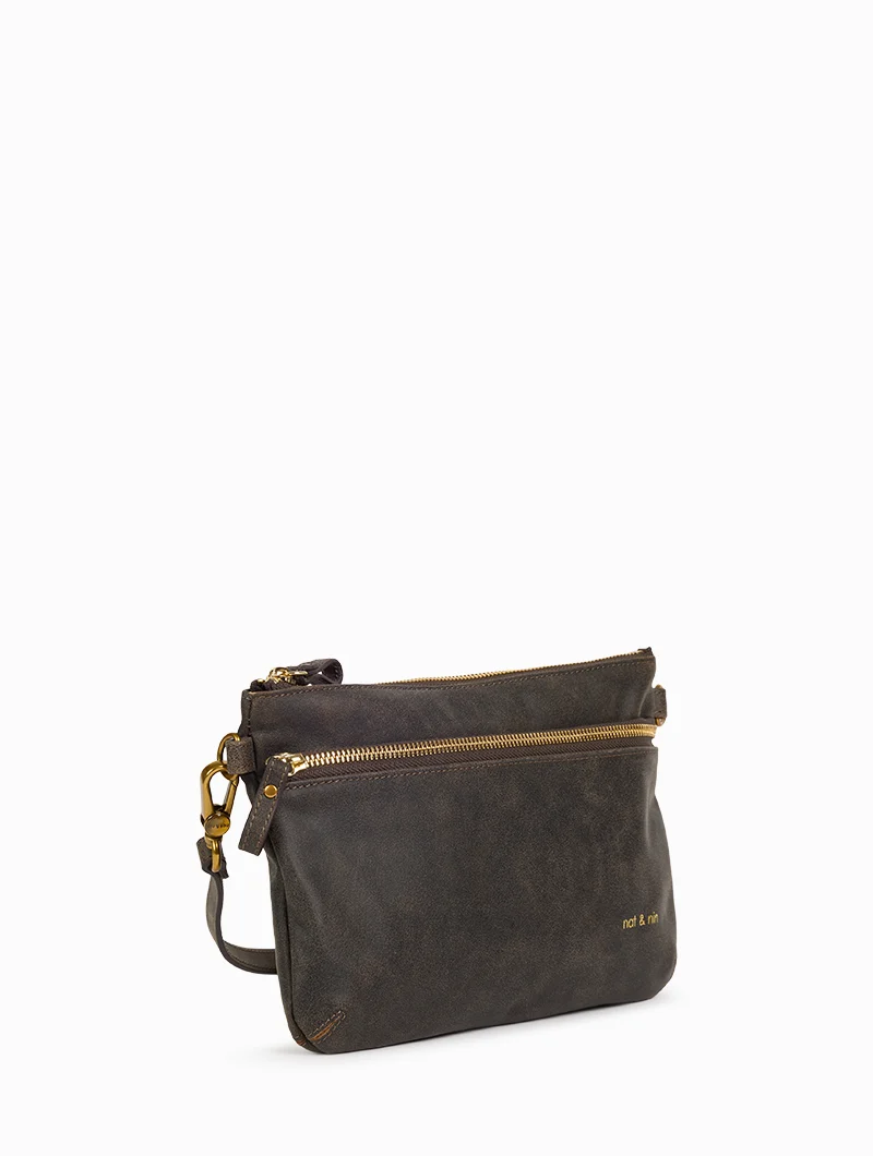 Pochette bandoulière - Vicky Vintage Marron