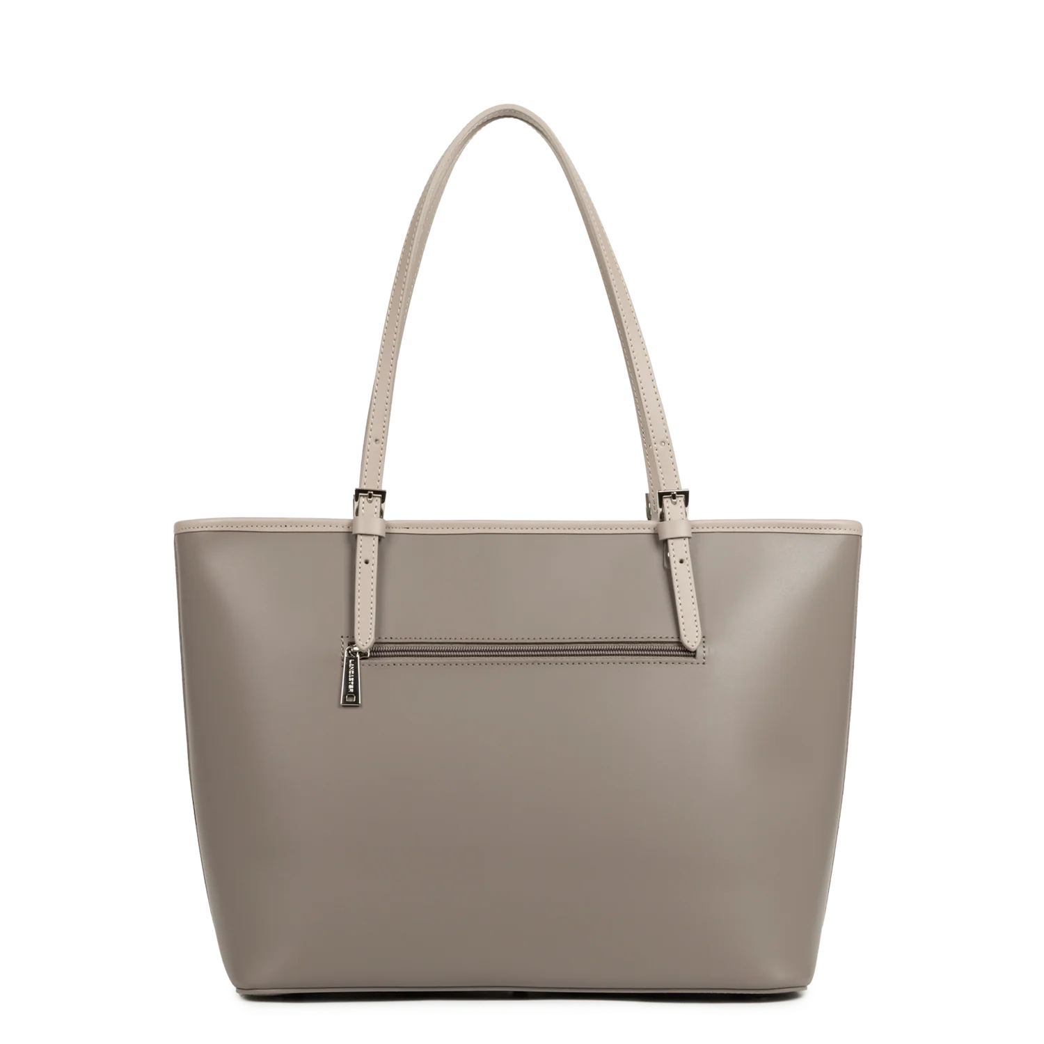 Sac cabas  - Smooth M Taupe - Galet