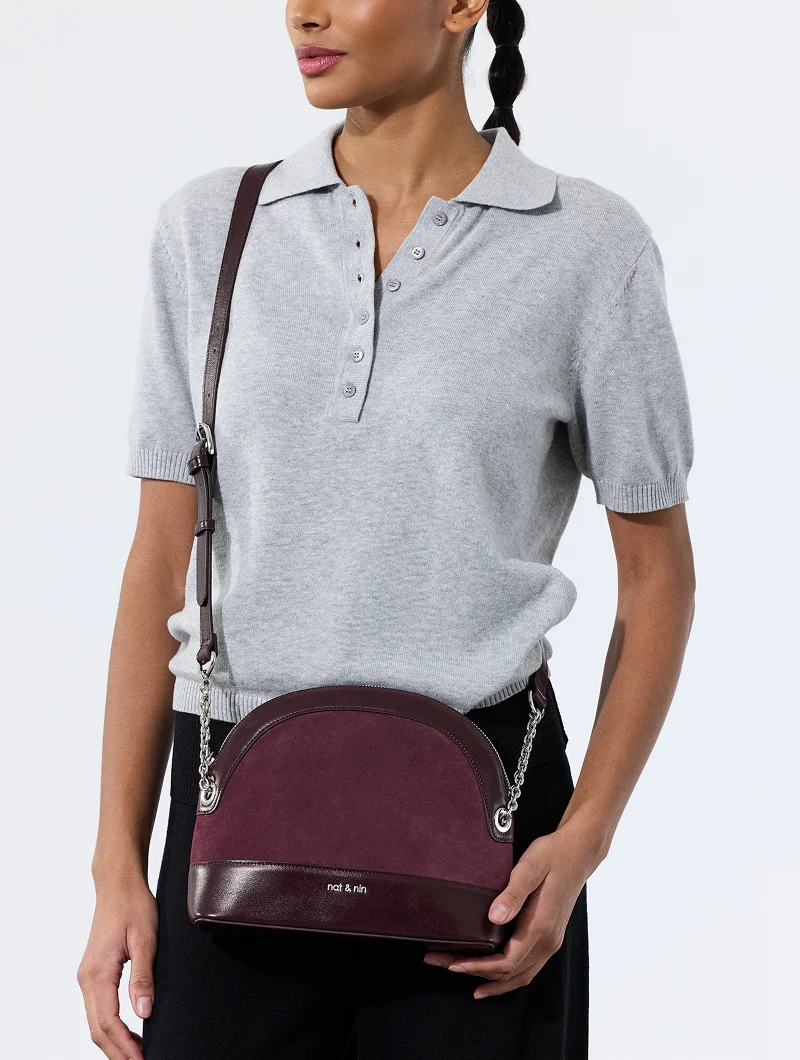 Sac bandoulière - Juliet Aubergine