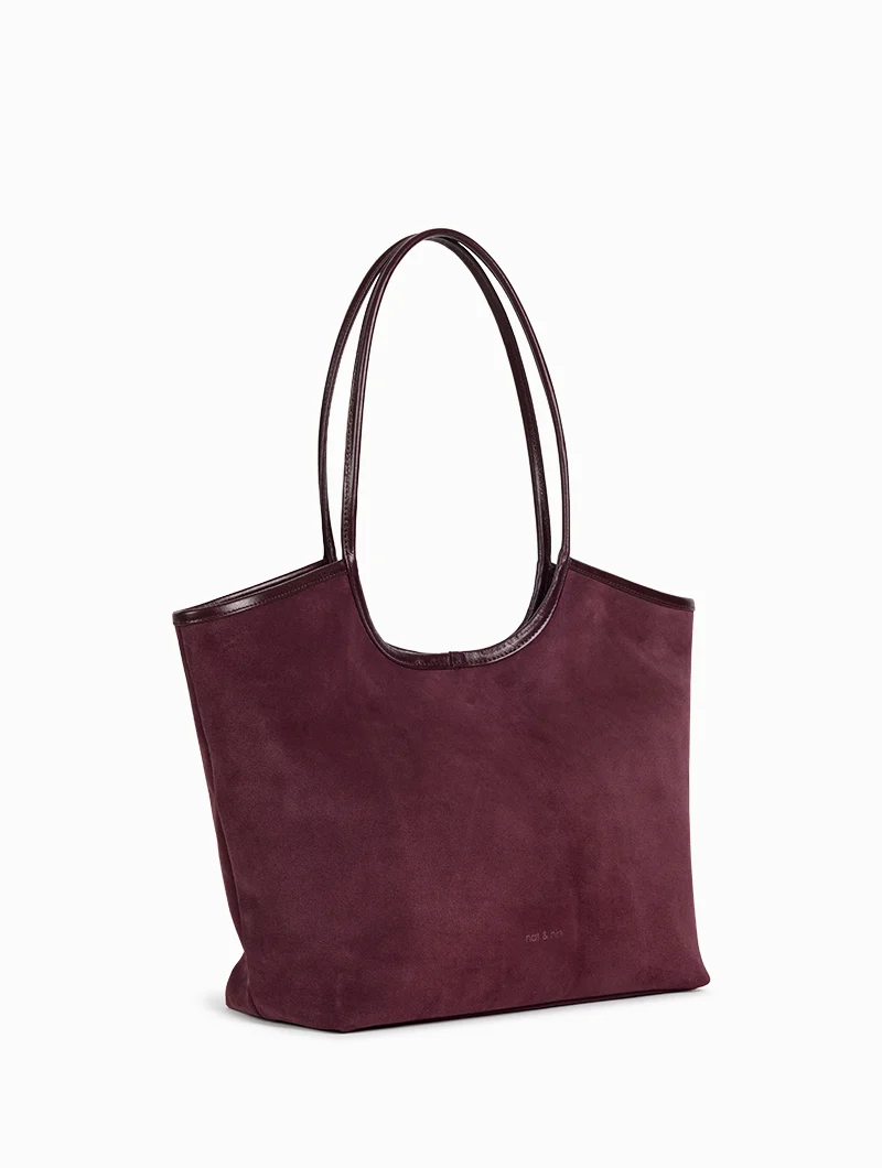 Sac Cabas  - Milan Aubergine