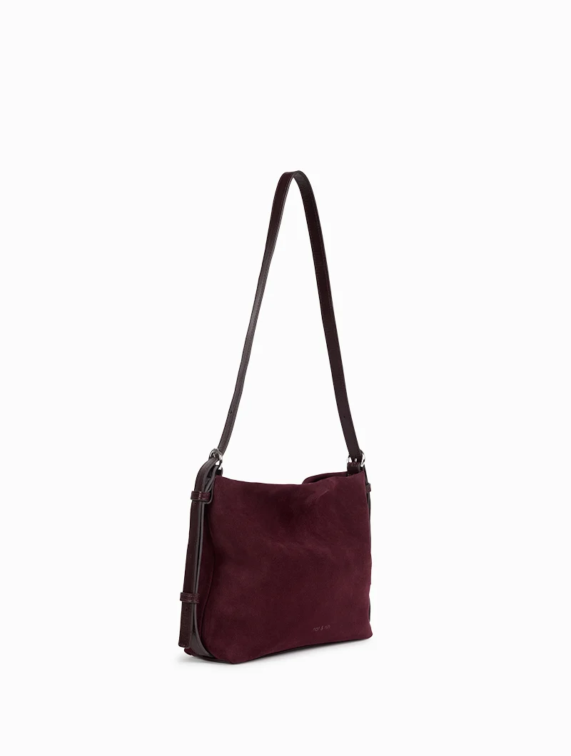 Sac bandoulière - Mini Moreen Aubergine