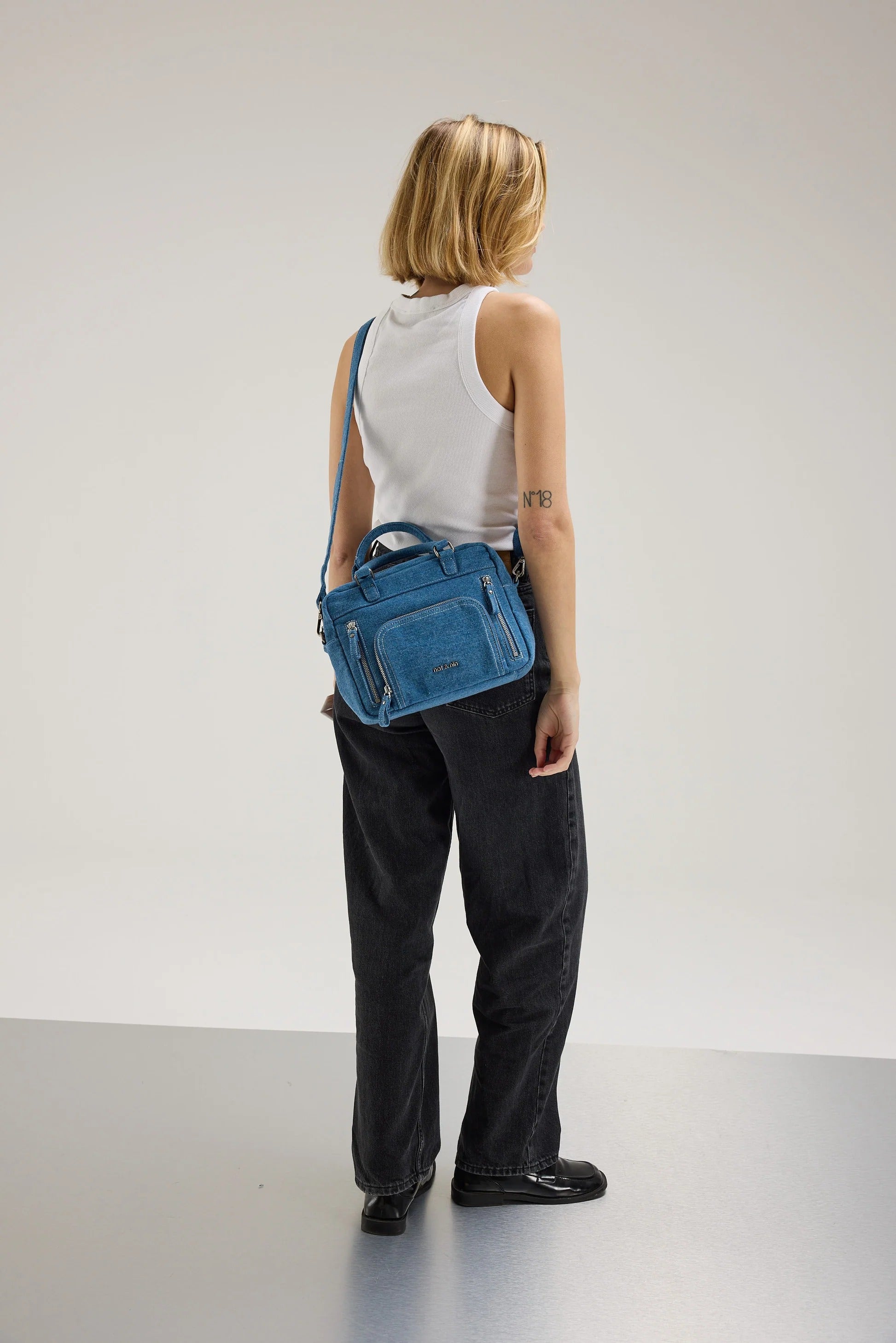 Sac à main - Mini Macy Denim Blue