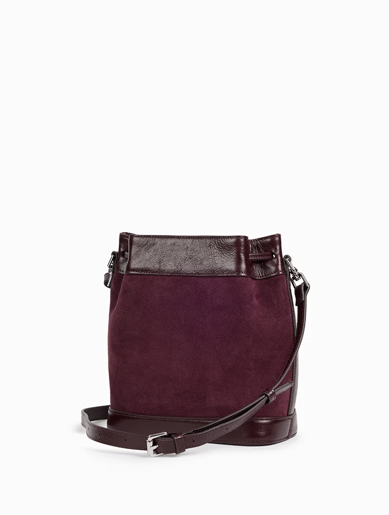 Sac seau - Norah Aubergine