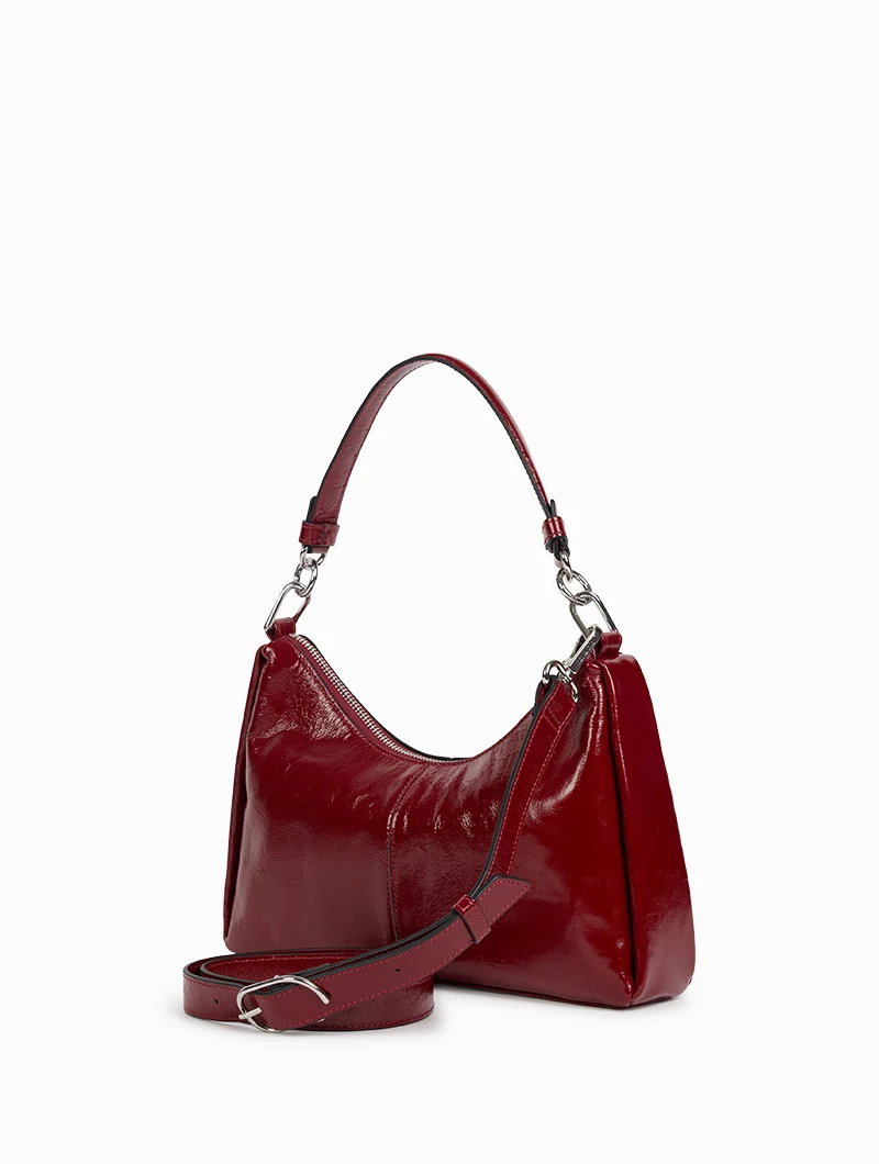 Sac Baguette - Réjina Rouge Glacé