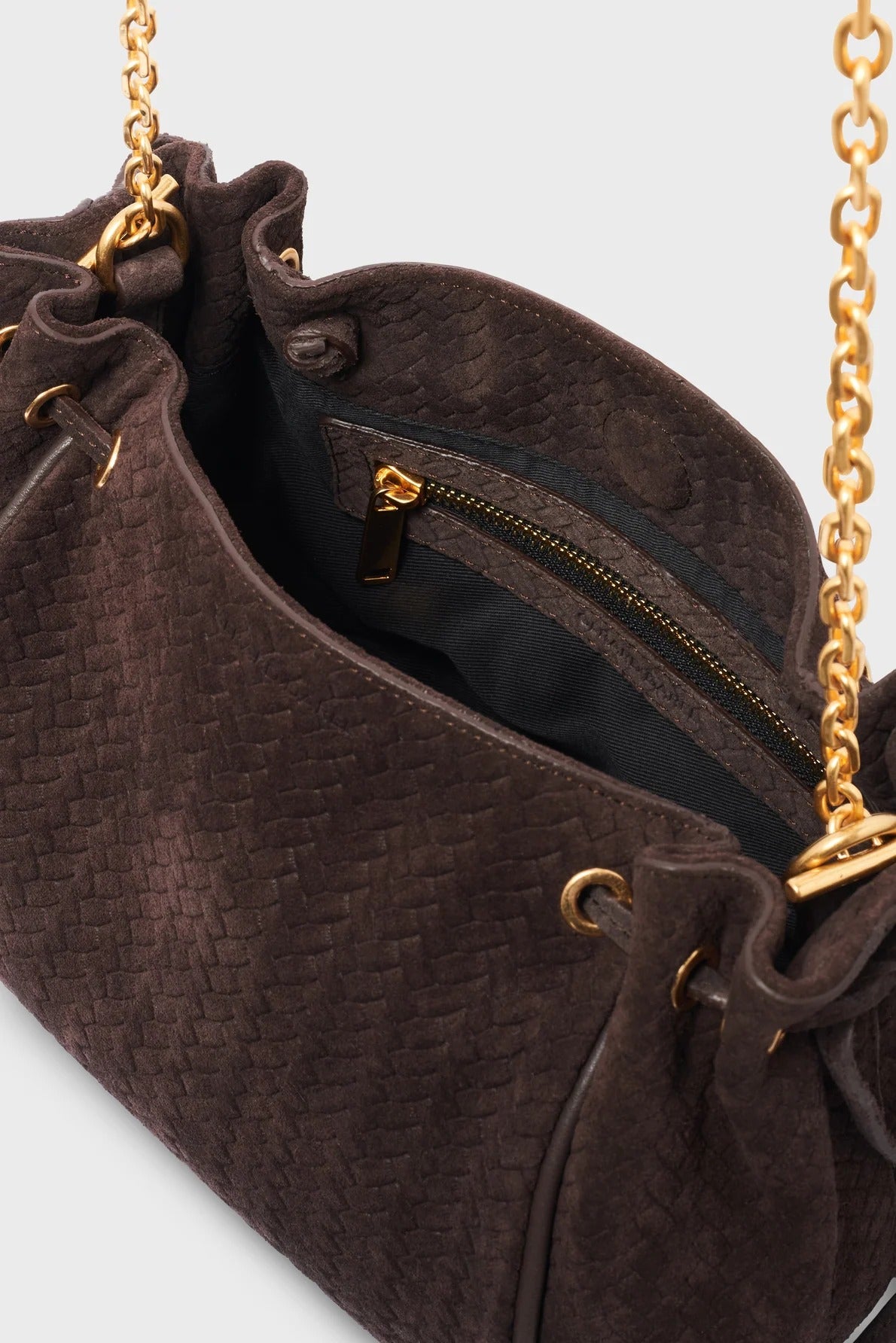 Sac à main  - Mini Dany 24H Velours Cacao