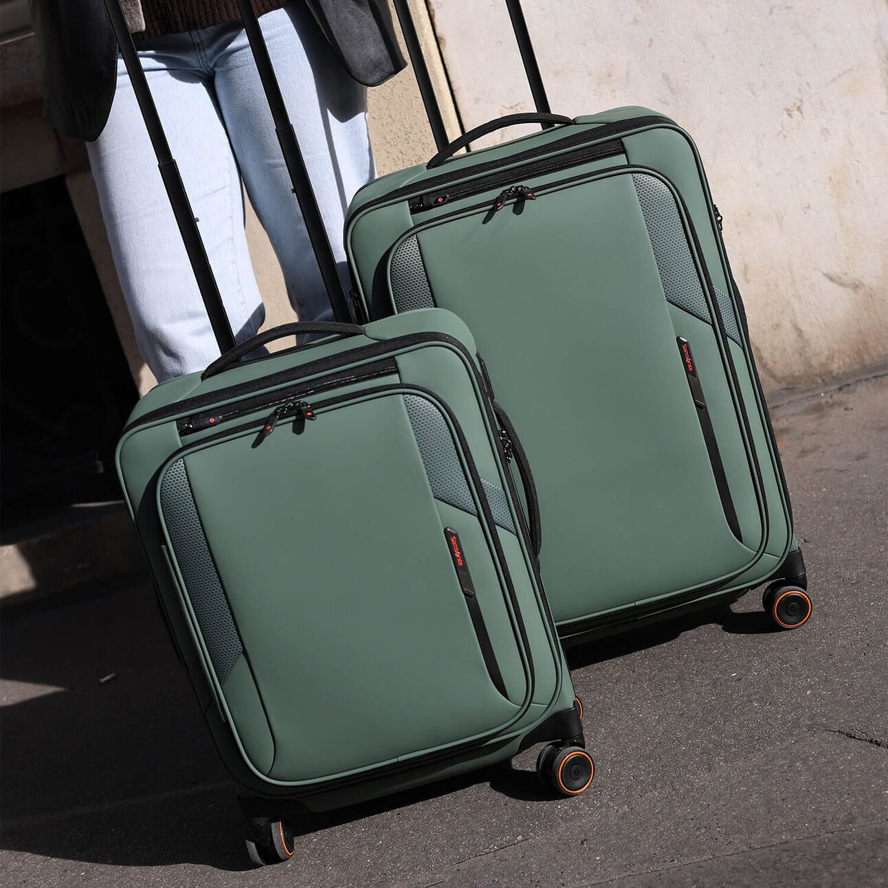 Valise Cabine 4 roues- Glazed Sage Green 55cm