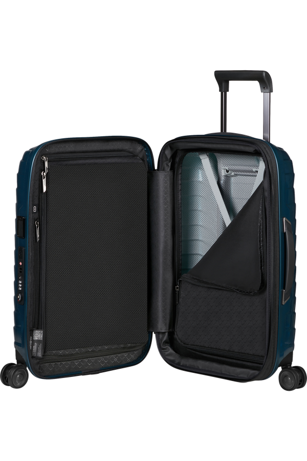 Valise Proxis 4 roues 55 Slim - Bleu Pétrole - Extensible