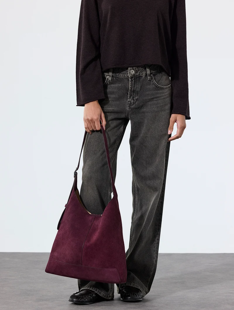 Sac Porté épaule  - Donna Aubergine