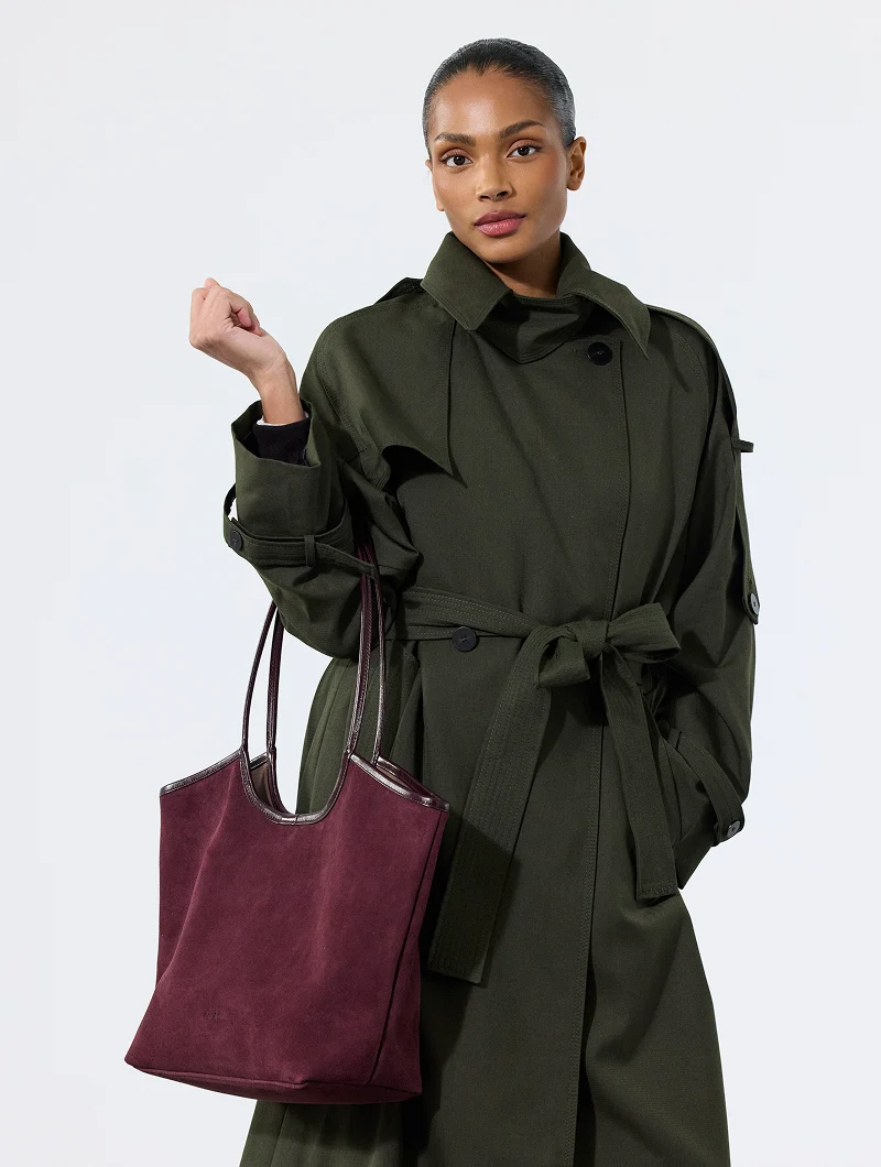 Sac Cabas  - Milan Aubergine