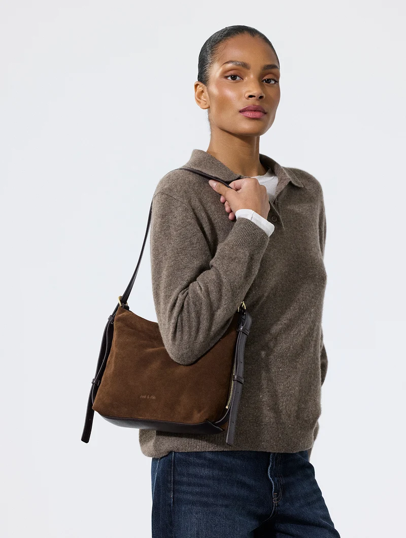 Sac bandoulière - Mini Moreen Ébène