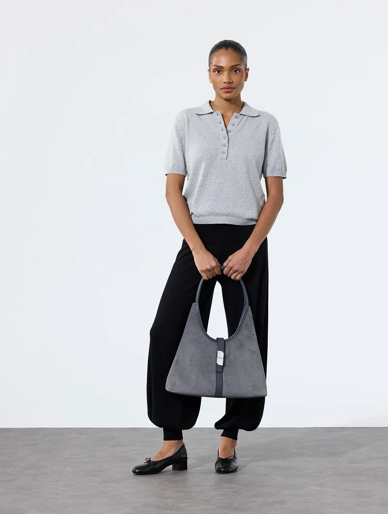 Sac Porté épaule  - Roméo Gris Souris