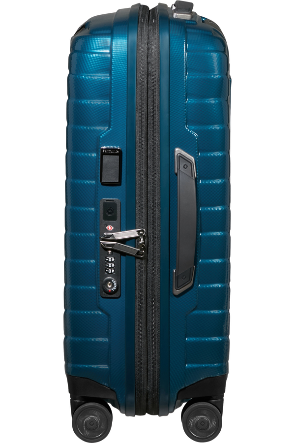 Valise Proxis 4 roues 55 Slim - Bleu Pétrole - Extensible