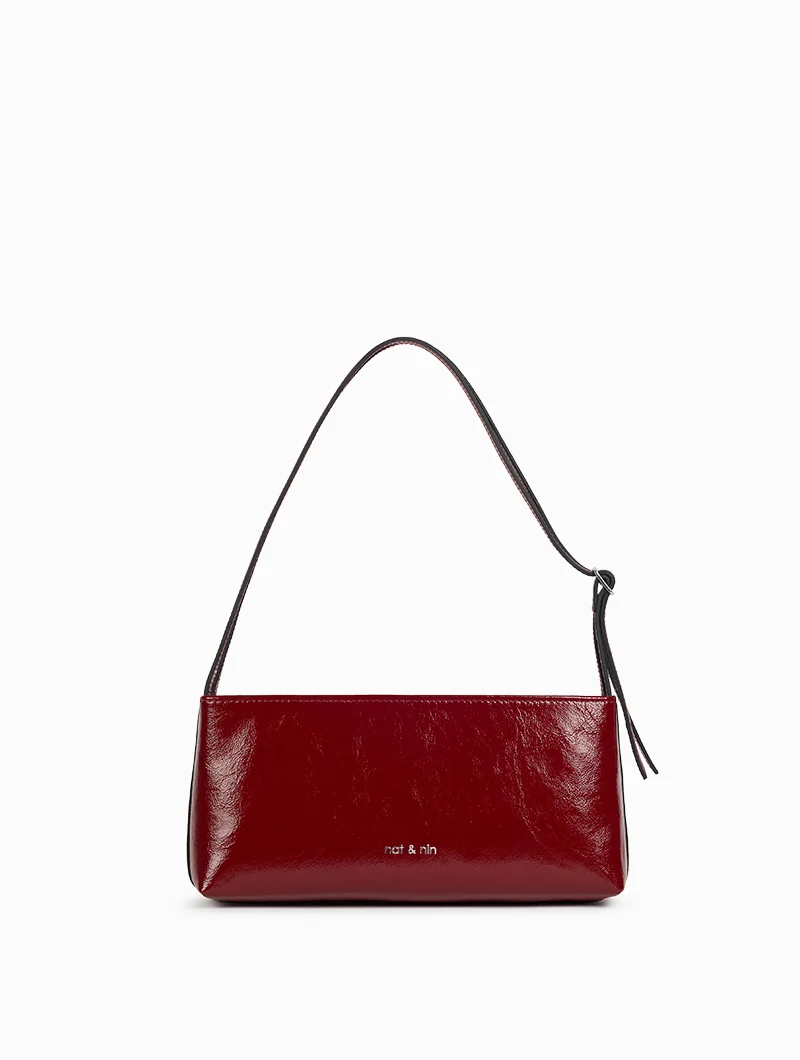 Sac Baguette - Nya Stud Rouge Glacé