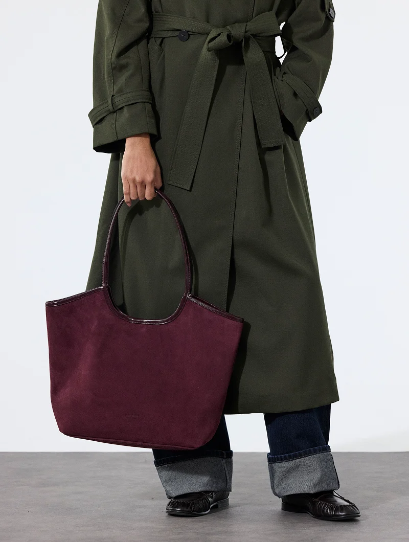 Sac Cabas  - Milan Aubergine