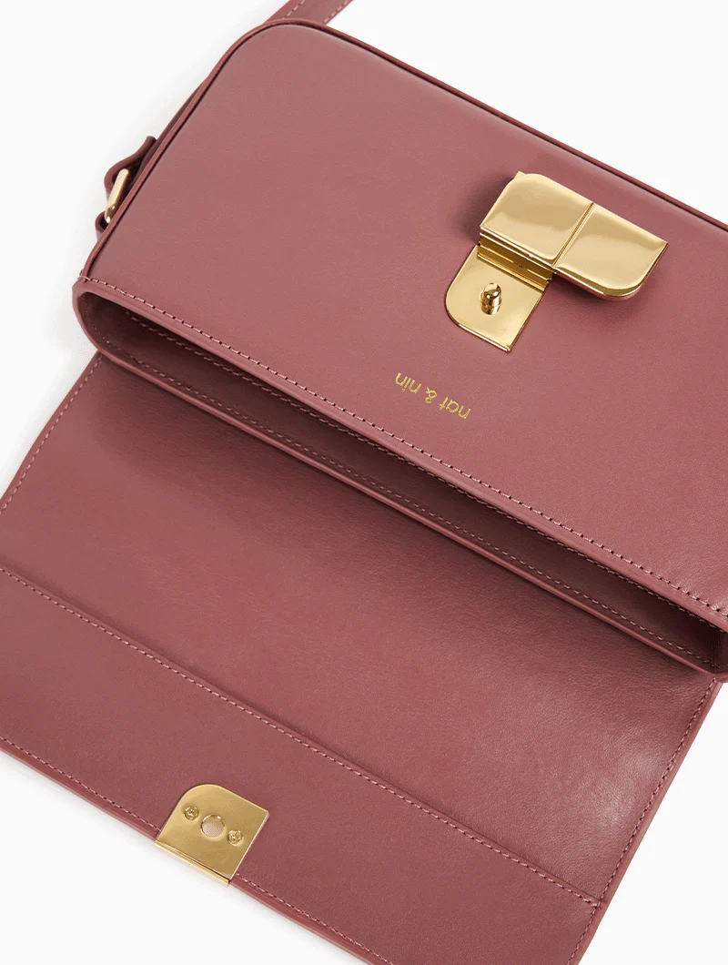 Sac baguette - Alice Small Bois de rose
