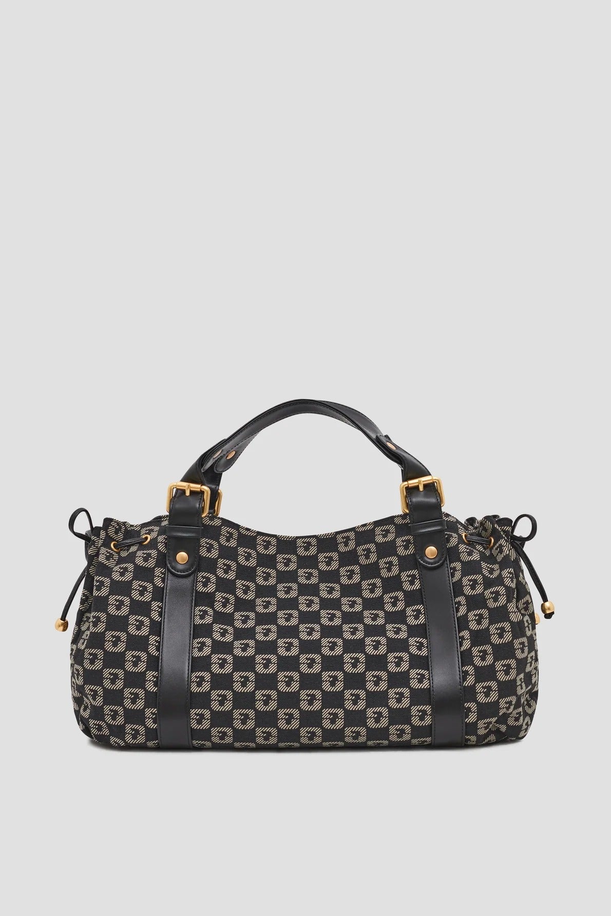 Sac à main  - 24H Noir Toile Jacquard