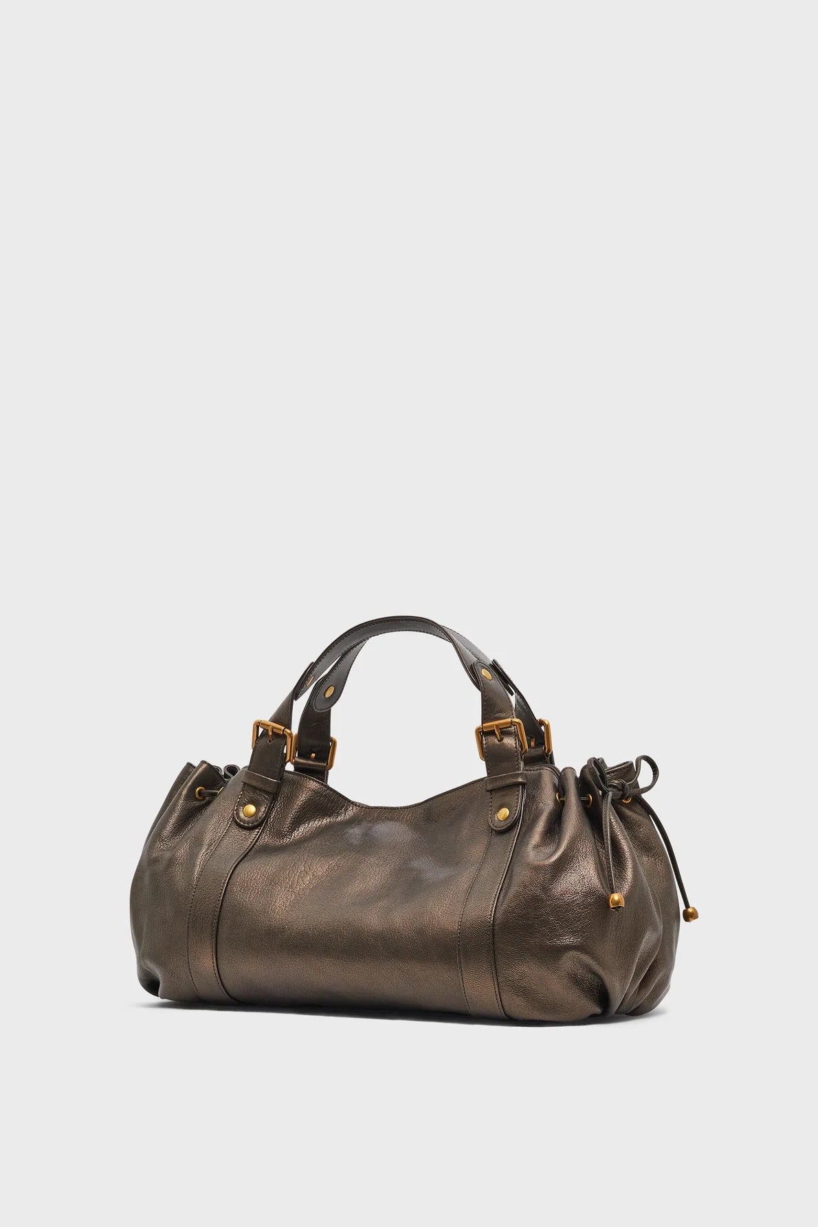 Sac à main  - 24H Old Gold Cuir métallique