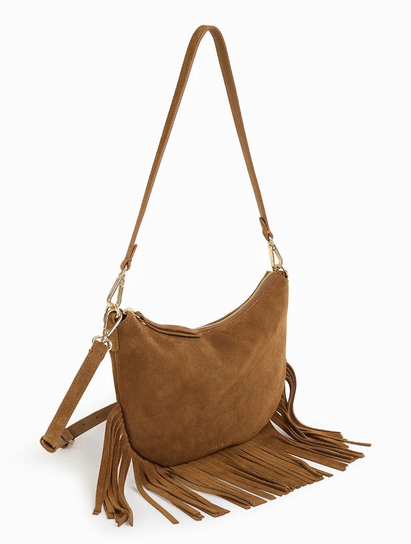 Sac bandoulière - Lune Franges Épice
