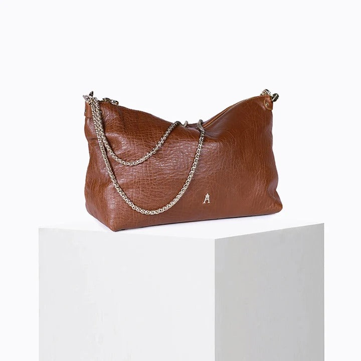 Sac hobo - Mallow Twist Grainé Renard