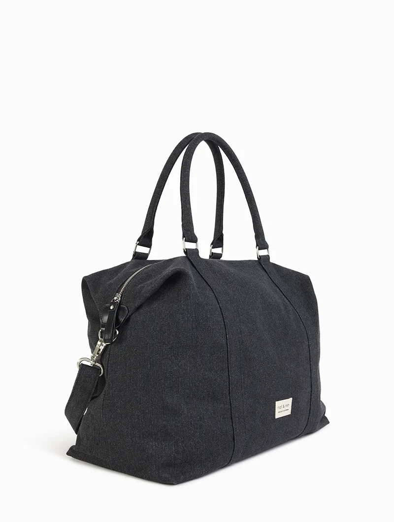 Sac de weekend - Maxi Thylane Denim Gris