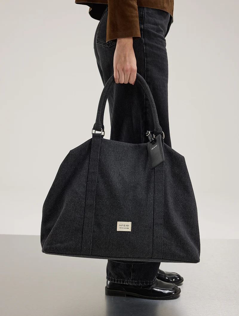 Sac de weekend - Maxi Thylane Denim Gris