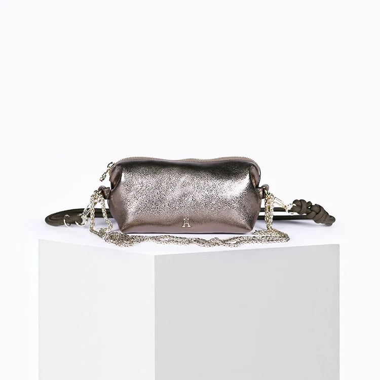 Sac bandoulière - Nuage Métal Taupe