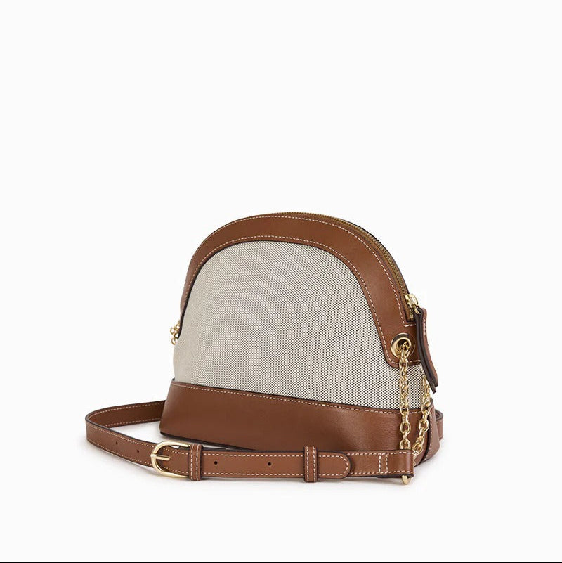 Sac bandoulière - Juliet Toile Noisette