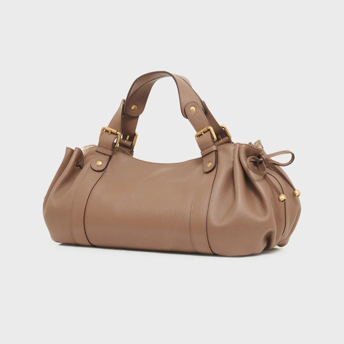 Sac à main  - 24H Taupe intérieur métallisé