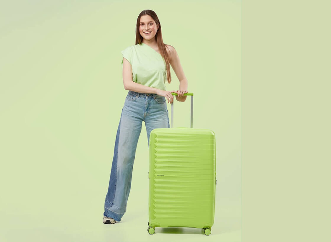 Valise 4 roues- Fast Forward 78cm  Neon Lime