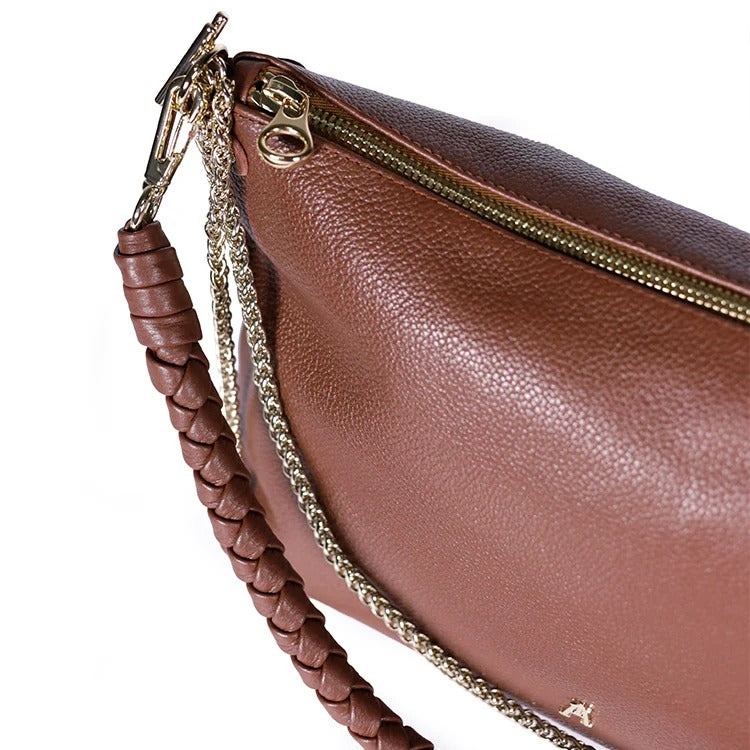 Sac hobo - Mallow Twist Grainé Renard