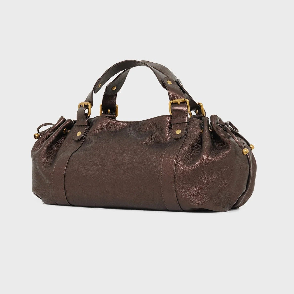 Sac à main  - 24H Brun métallisé