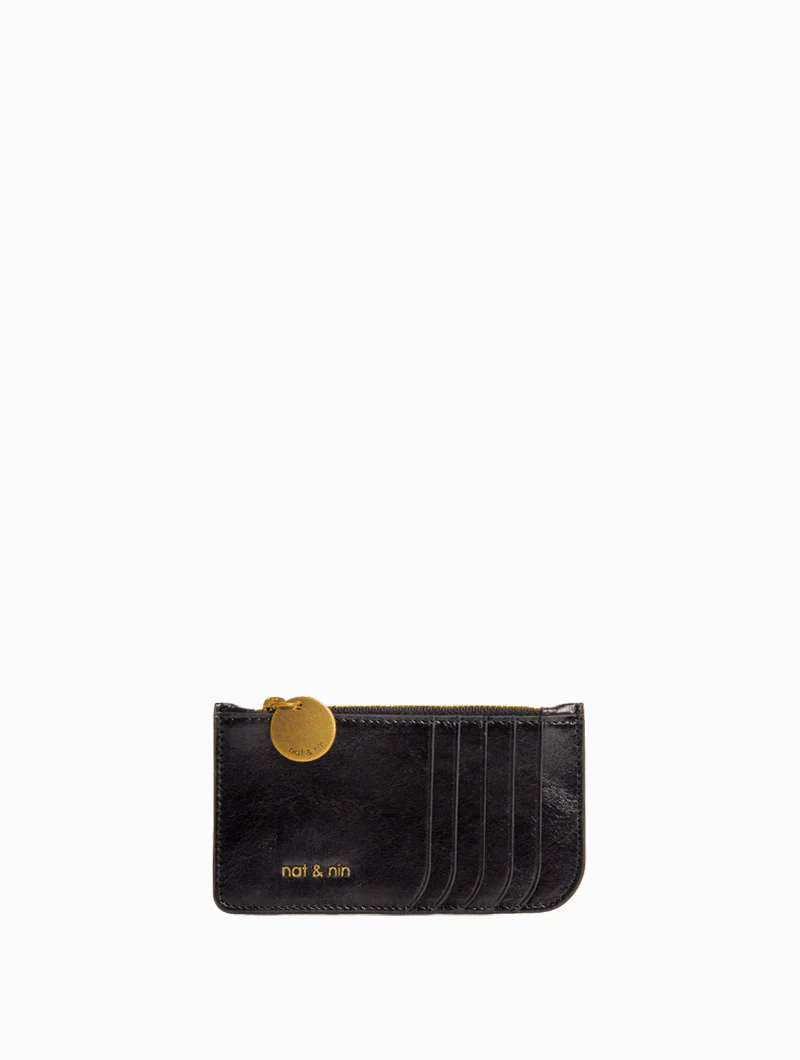 Porte cartes - Alix Noir Glacé