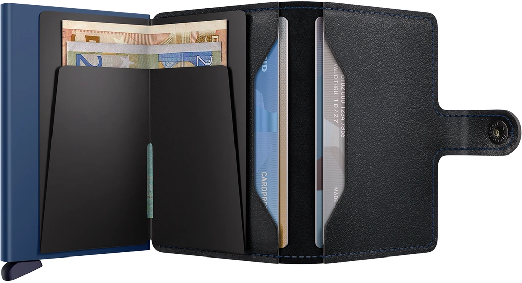 Porte cartes RFID - Miniwallet Original Black Navy