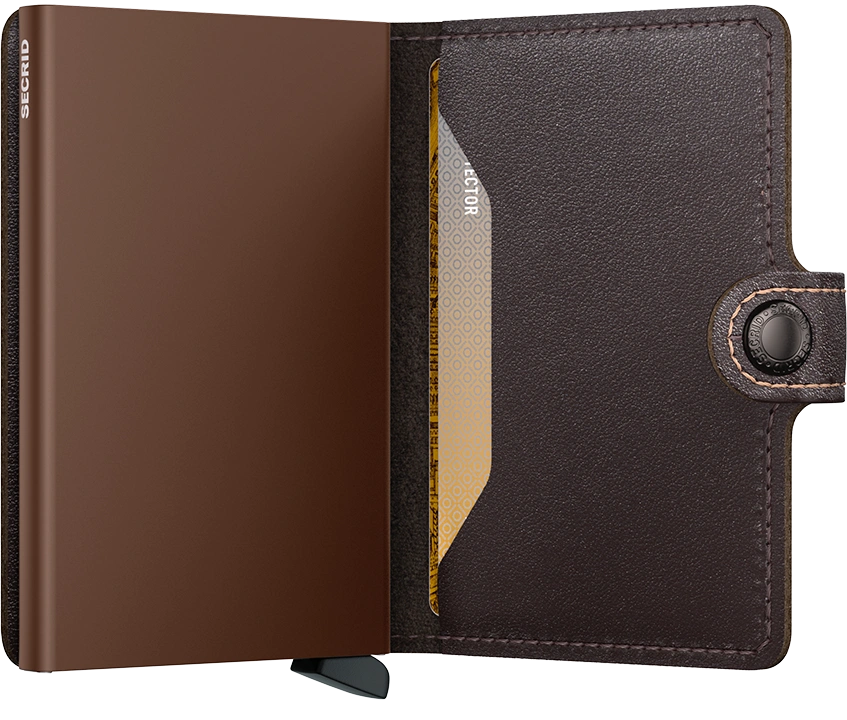 Porte cartes RFID - Miniwallet Original Chocolate
