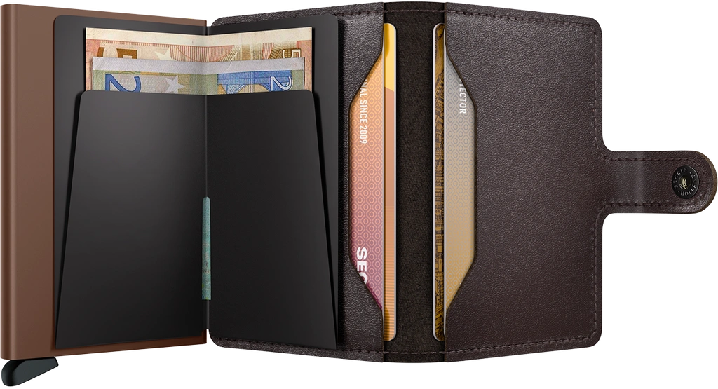 Porte cartes RFID - Miniwallet Original Chocolate