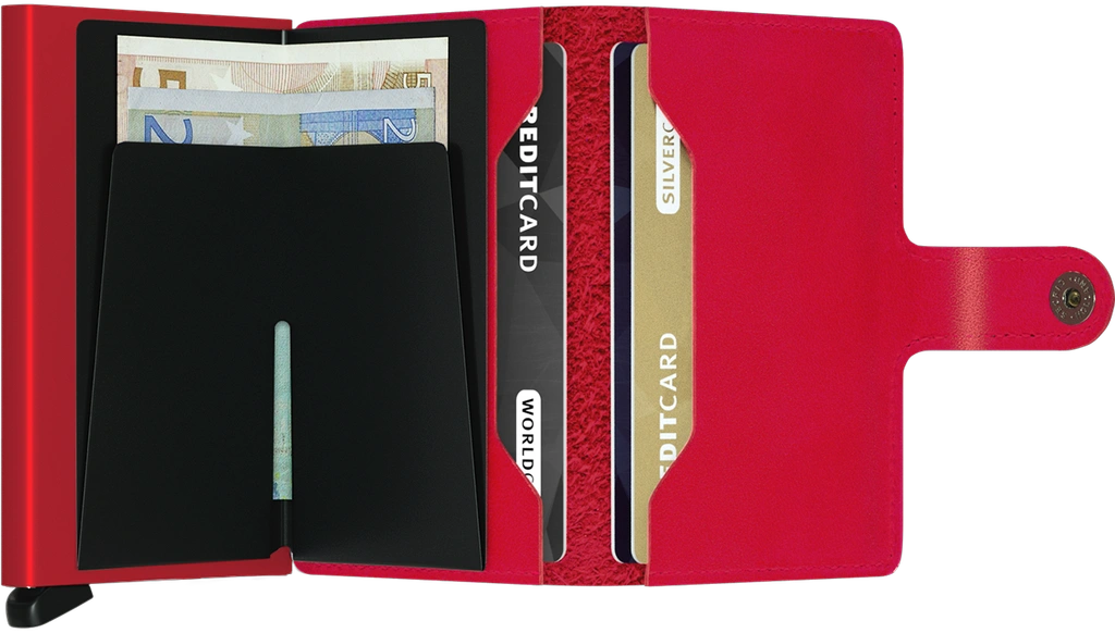 Porte cartes RFID - Miniwallet Original Red Red