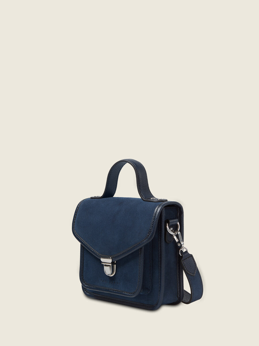 Sac Bandoulière - Mlle George XS - Bleu Nuit Velours