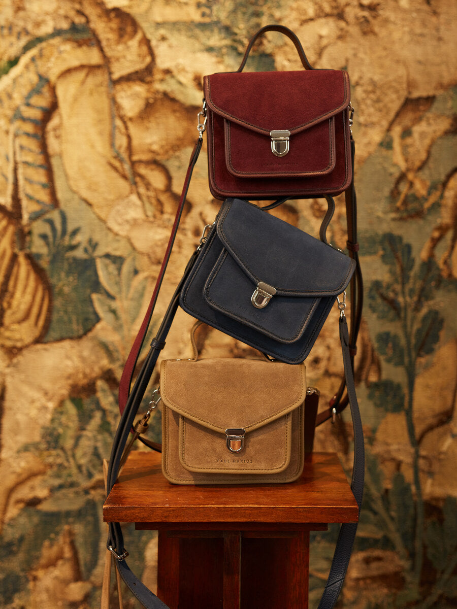 Sac Bandoulière - Mlle George XS - Bleu Nuit Velours