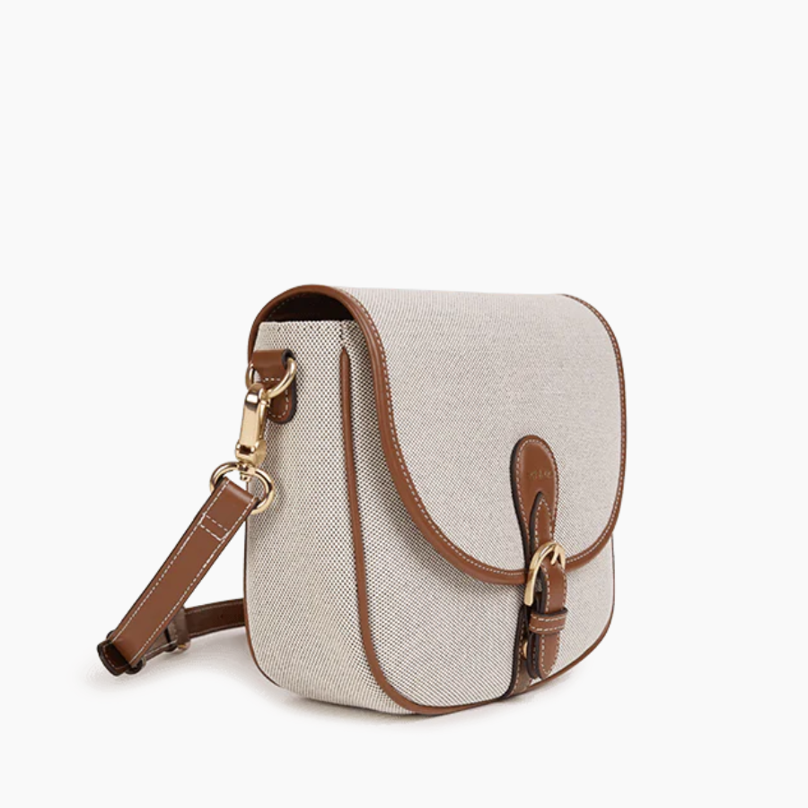 Sac Bandoulière - Olivia Toile Noisette