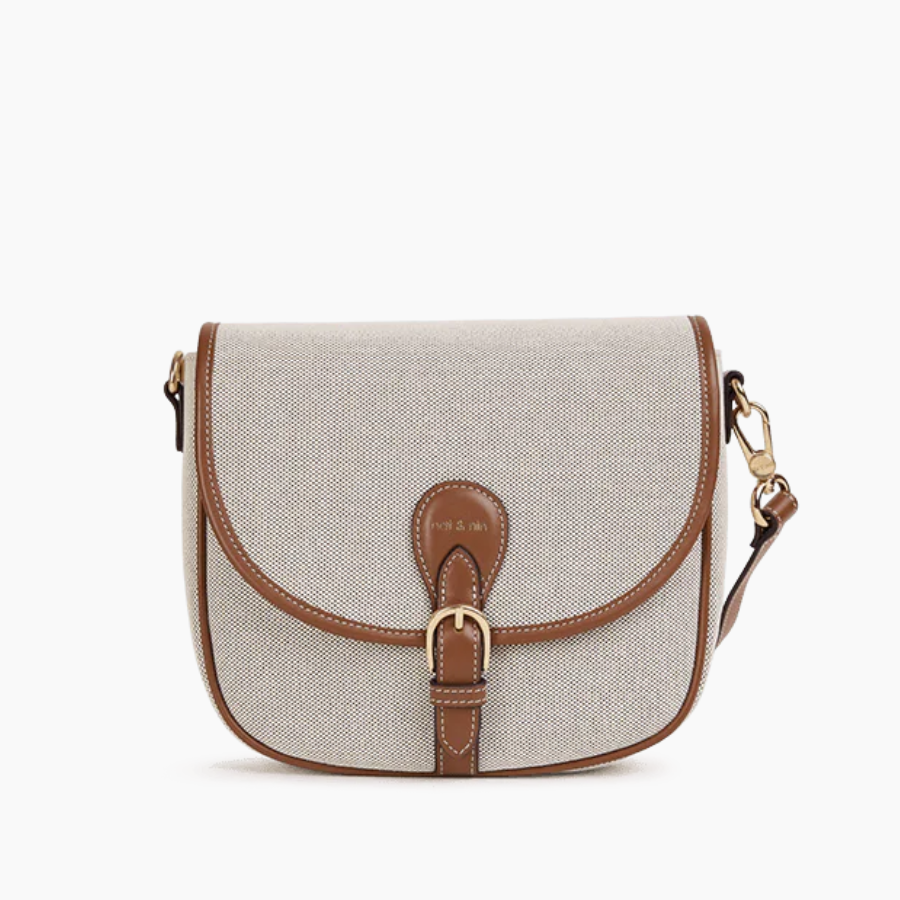 Sac Bandoulière - Olivia Toile Noisette