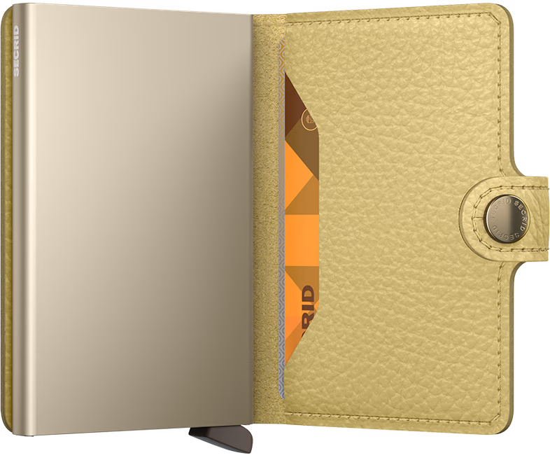 Porte cartes RFID - Miniwallet Pebble Yellow