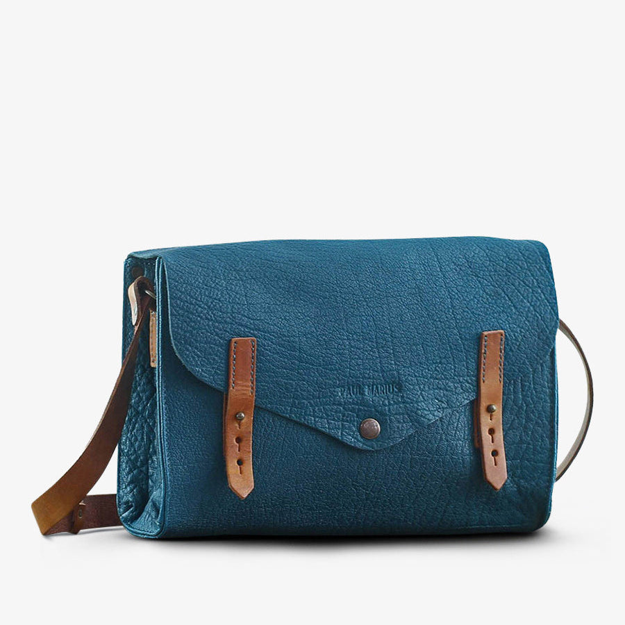 Sac Bandoulière - L'Indispensable - Bleu Piscine
