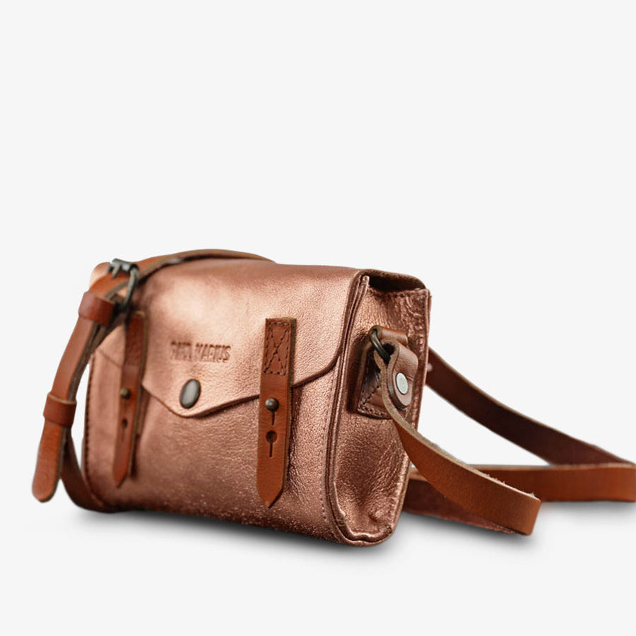 Sac Bandoulière - Le Mini Indispensable - Or Rose