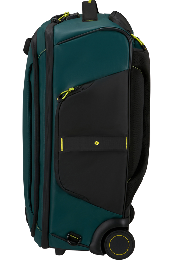 Sac de voyage à roulettes/Sac à dos - Dark Teal - Lime